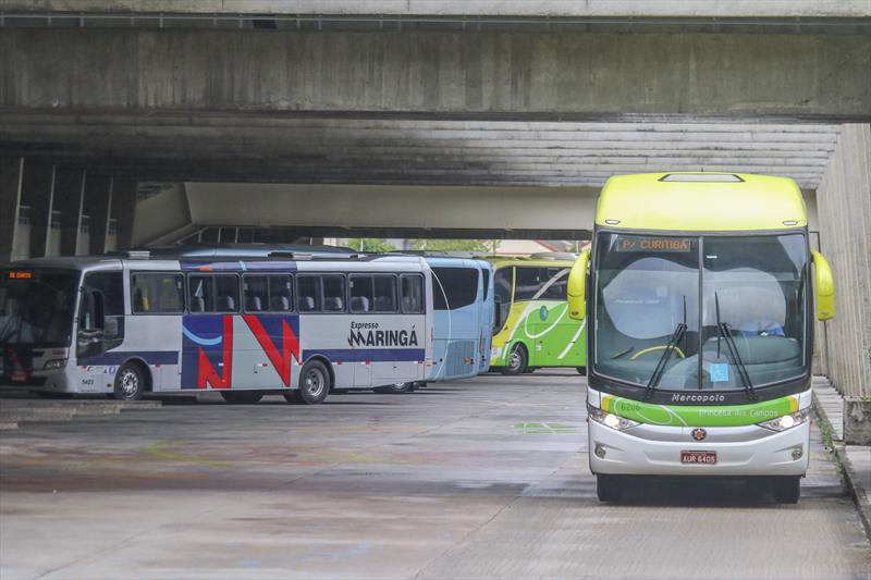 Ônibus na Rodoviária