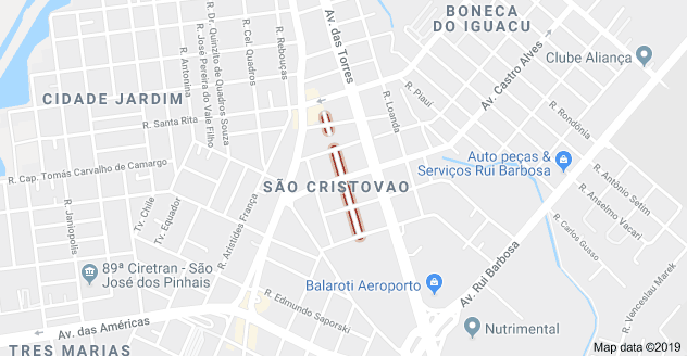 Rua Bandeirantes São José dos Pinhais