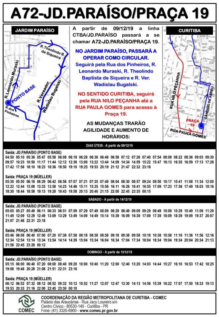  A72 Jardim Paraíso - Praça 19