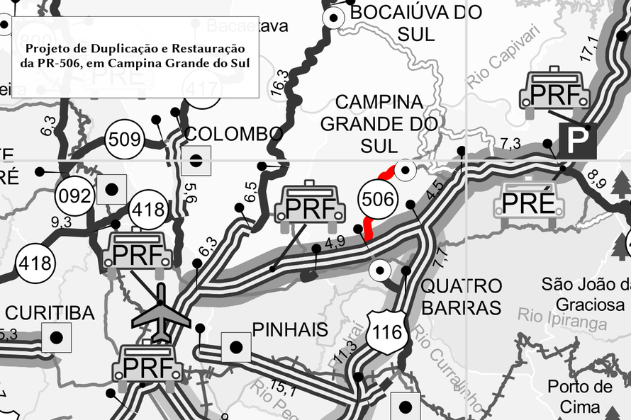 Mapa PR-506