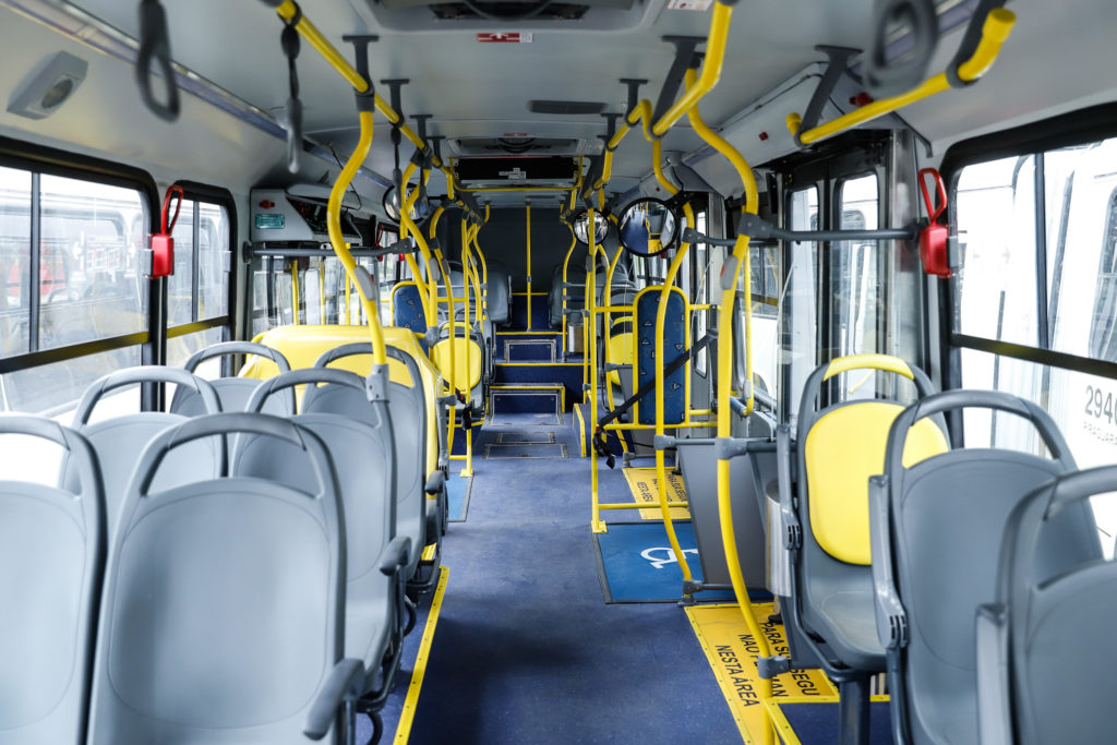 Novos ônibus Interior