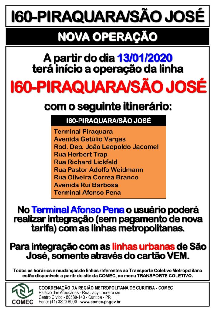 I60 Piraquara São José