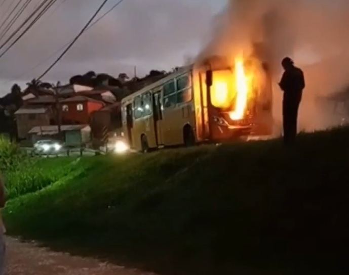Ônibus Fogo Campo Magro