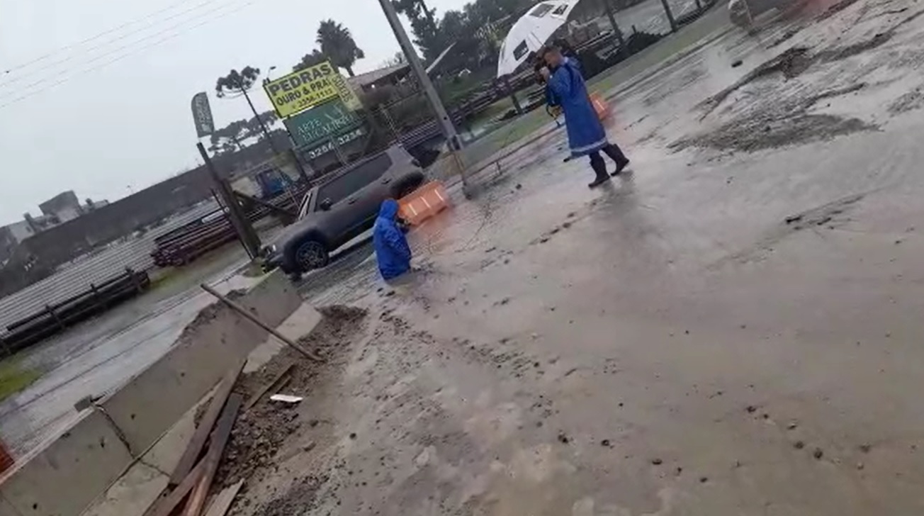 Linha Verde alagamento