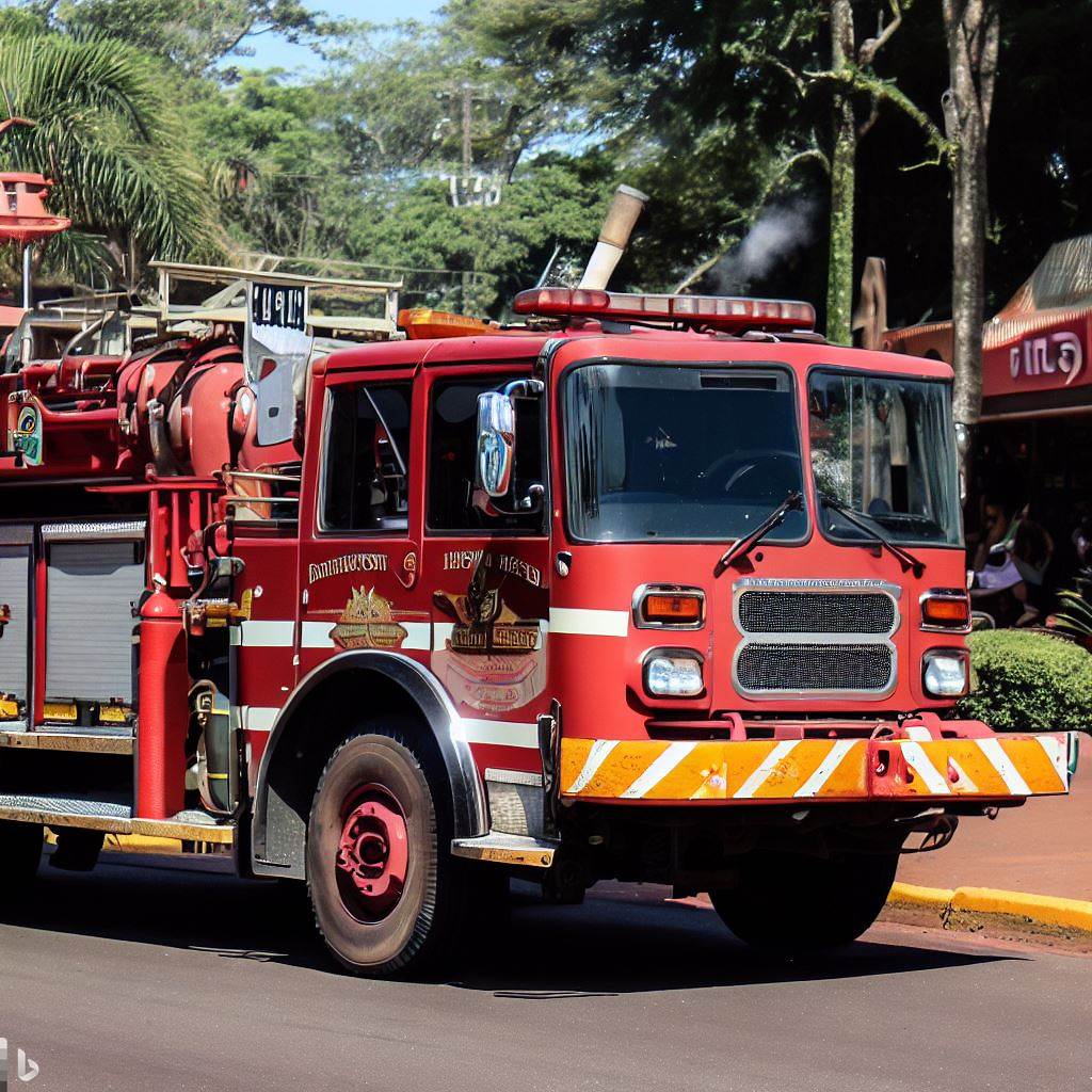 viatura dos bombeiros