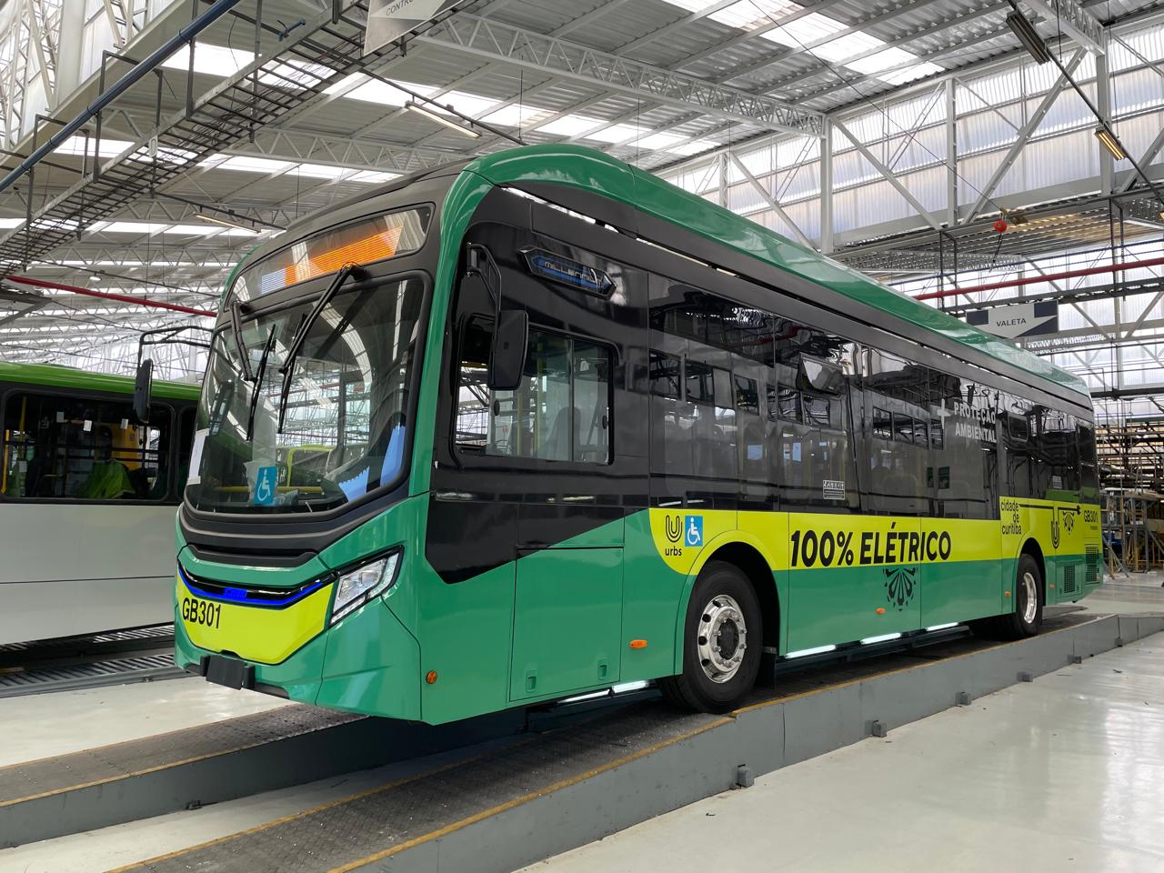 BYD Ônibus elétrico em Curitiba