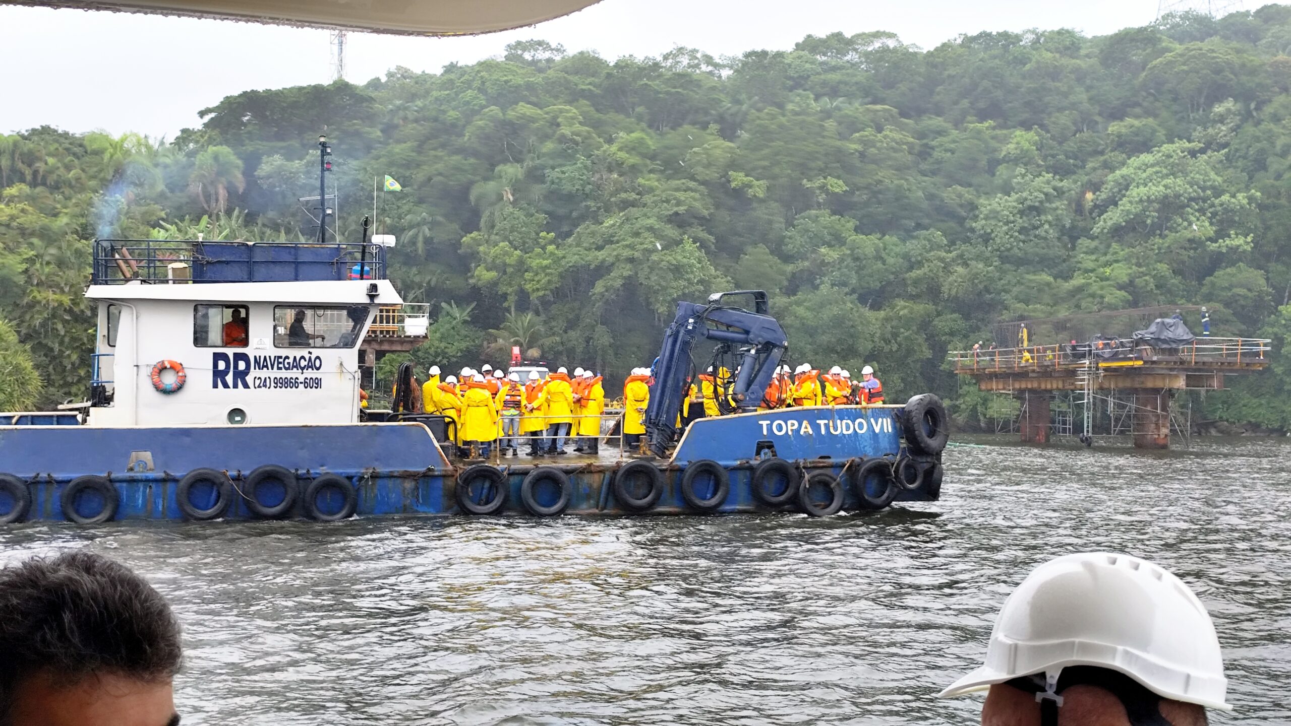 obras da ponte de guaratuba