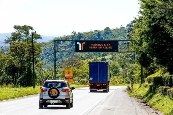 serra do azeite distância são paulo curitiba br-116