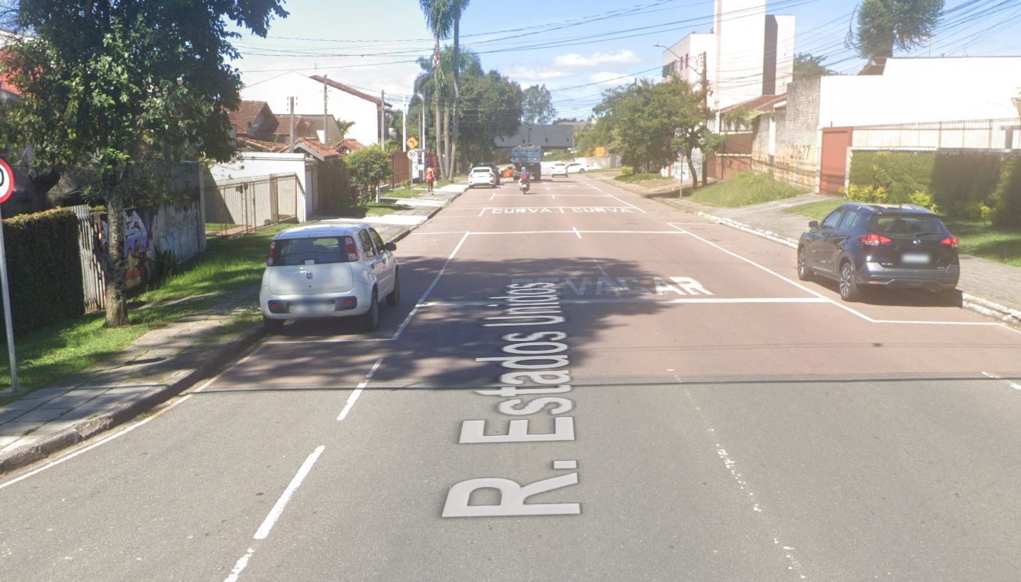 Rua Estados Unidos em Curitiba