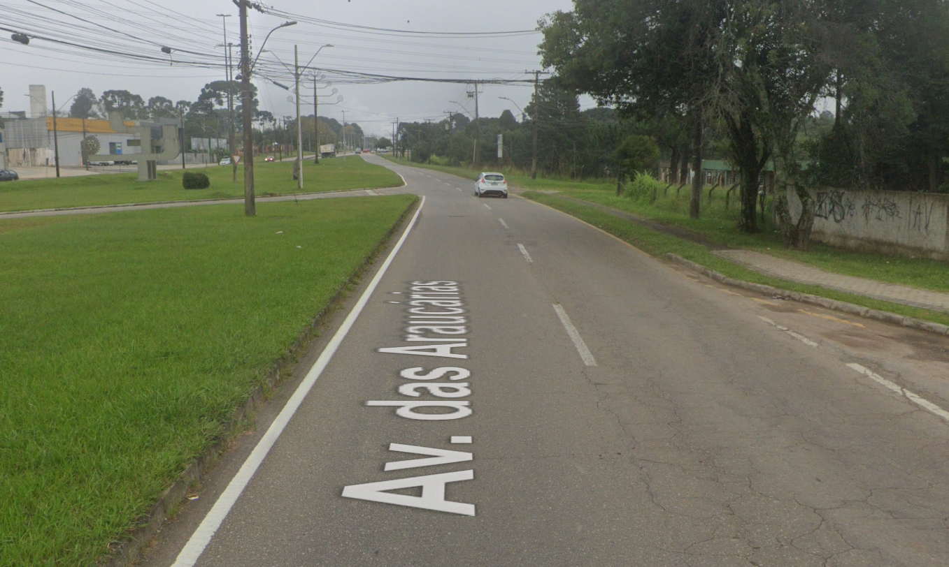 Avenida das Araucárias no Thomaz Coelho