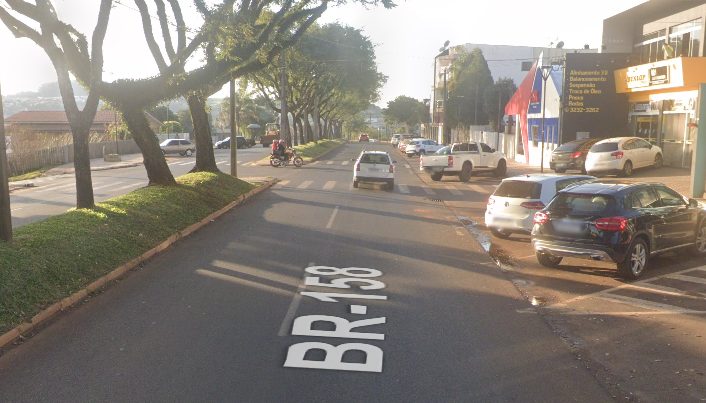 BR-158 em Coronel Vivida