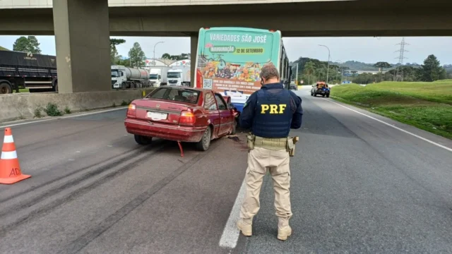 colisão traseira entre br-376