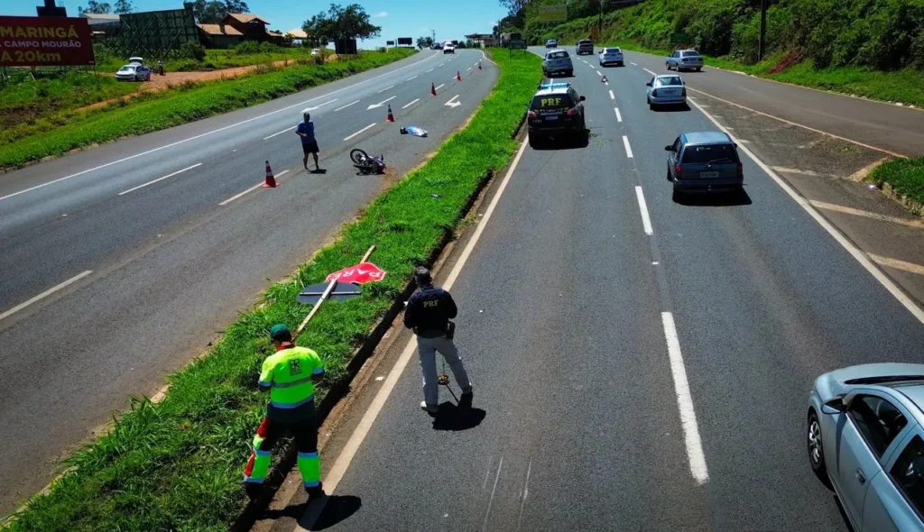 km 159 da BR-376 em Mandaguaçu dia 19