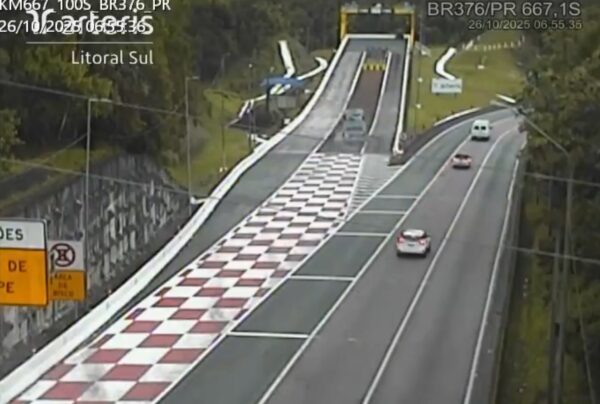 ônibus área de escape