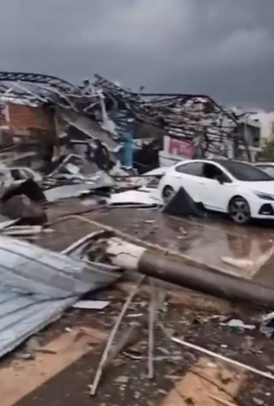 rio bonito do iguaçu destruição