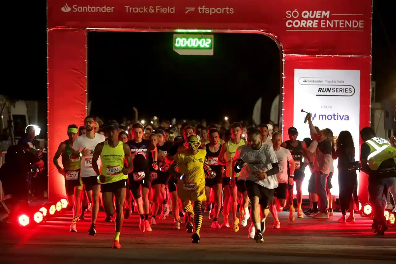Corrida na pista do Aeroporto Internacional Afonso Pena