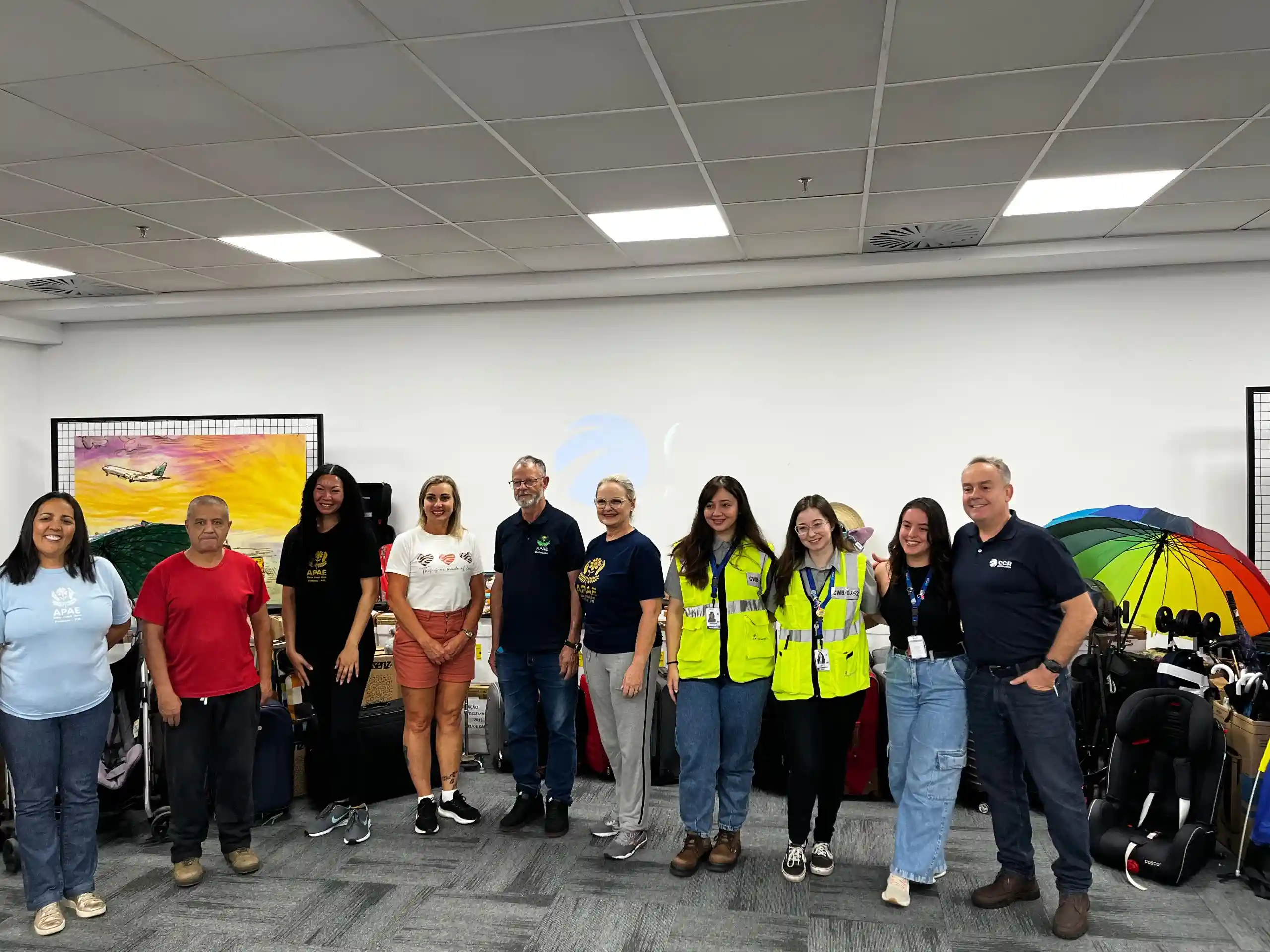 itens esquecidos no Aeroporto Internacional Afonso Pena