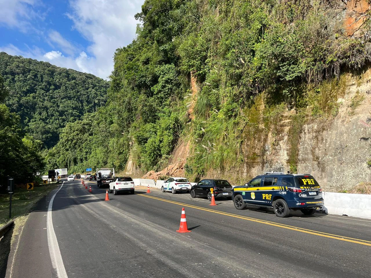 ponto do desmoronamento br-277