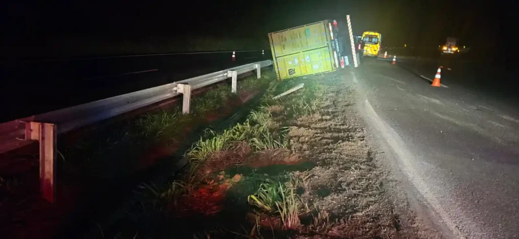 sinistro do tipo tombamento br-376