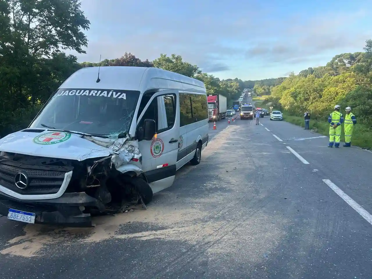 BR-277 Campo Largo van da saúde de BR-277 Balsa Nova Jaguariaíva