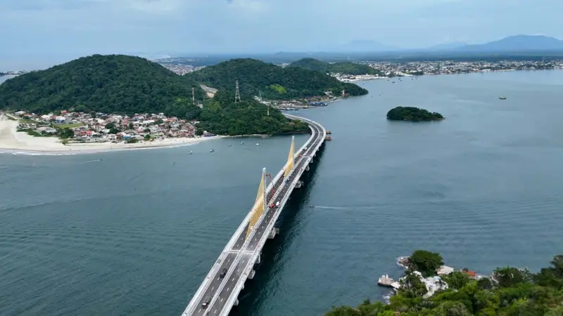 travessia da Ponte de Guaratuba