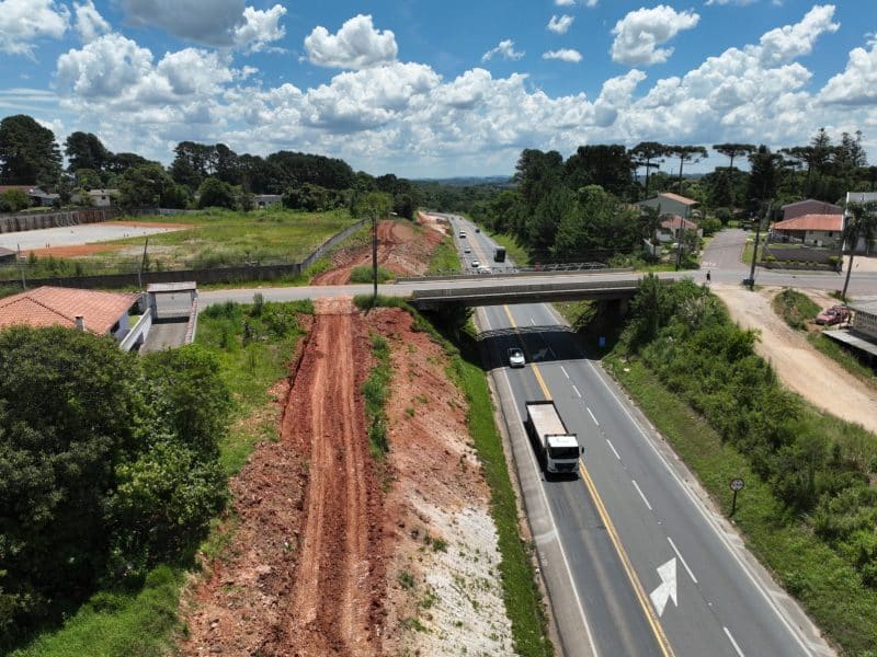 Obras da semana final de junho na Via Araucária