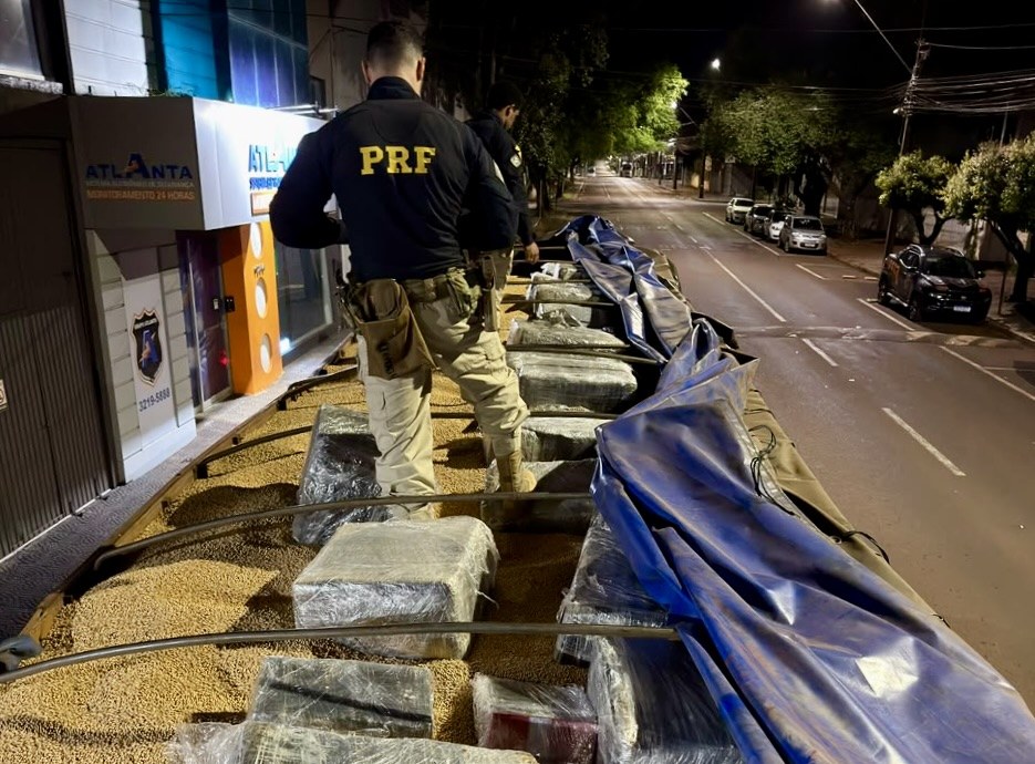 maconha em caminhão no Paraná