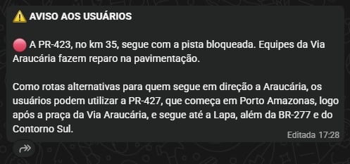 pr-423 no km 35